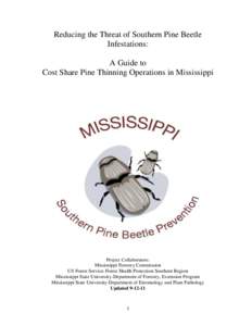 Reducing the Threat of Southern Pine Beetle Infestations