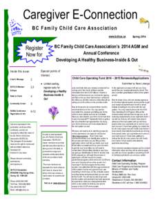 Family child care / Day care / Care work / Medicine / Healthcare / Health / Human behavior / Child care / Family / Caregiver