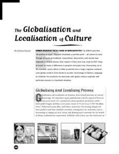 Globalisation and Localisation of Culture The By Richard Kurin