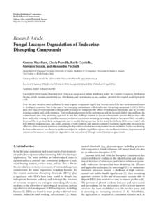 Catalysis / Stereochemistry / Laccase / Proteins / ABTS / Bisphenol A / Endocrine disruptor / Butylparaben / Immobilized enzyme / Chemistry / Dielectrics / Enzymes