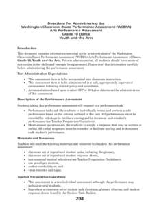 Royal Academy of Dance / Dance improvisation / Washington Assessment of Student Learning / Dance / Ballet technique / Dance education