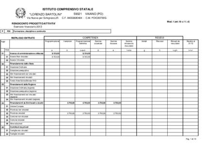 ISTITUTO COMPRENSIVO STATALE 59021 