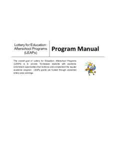 Lottery for Education: Afterschool Programs (LEAPs)