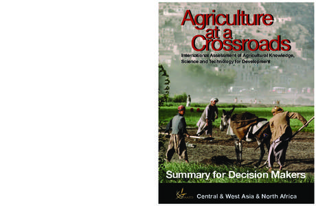 “Although considered by many to be a success story, the benefits of productivity increases in world agriculture are unevenly spread. Often the poorest of the poor have gained little or nothing; and 850 million people a