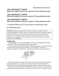 GlaxoSmithKline / Glucocorticoids / Asthma / Chronic lower respiratory diseases / Fluticasone/salmeterol / Salmeterol / Beta2-adrenergic agonist / Fluticasone propionate / Corticosteroid / Pulmonology / Respiratory therapy / Medicine