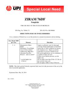 Microsoft Word - SLN MI[removed]Ziram 76DF.doc