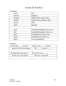 Microsoft Word - Lesson 28-Family3 _rev 8-12_