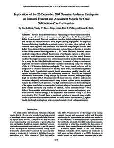 Oceanography / Indian Ocean earthquake and tsunami / Megathrust earthquake / Earthquake / Richter magnitude scale / Sumatra earthquake / Cascadia earthquake / Tsunami earthquake / Teletsunami / Physical oceanography / Tsunami / Seismology