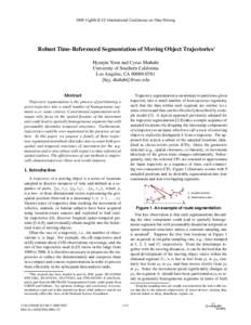 Physics / Image processing / Segmentation / Cartography / Outlier / Segment / Trajectory / Distance / Time / Statistics / Measurement / Data analysis