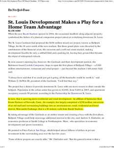 St. Louis Development Plays Off Busch Stadium - NYTimes.com