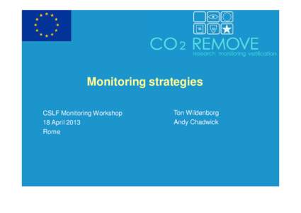 cslf_monitoring_workshop_co2remove_wildenborg_180413_fin [Compatibility Mode]