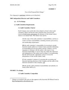 SR-BX[removed]Page 85 of 98 EXHIBIT 5 Text of the Proposed Rule Change1