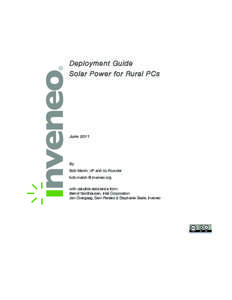Inveneo Solar Power Deployment Guide-DRAFT-v10