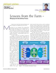 intelligent solutions claudia imhoff Lessons from the Farm Managing the Data Delivery Process