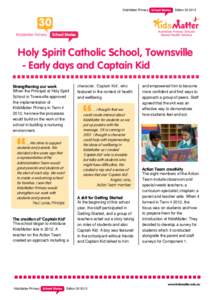 KidsMatter Primary  Edition[removed]Holy Spirit Catholic School, Townsville
