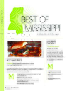 DINING OUT  BEST OF MISSISSIPPI by stephanie ashley & ann hamilton mcguire
