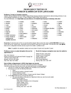 Association of Public and Land-Grant Universities / American Sign Language / Queens / Sign language / Otology / Academia / Higher education / Middle States Association of Colleges and Schools / American Association of State Colleges and Universities / City University of New York