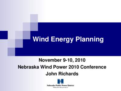 Wind Power Conference 2010 Kearney