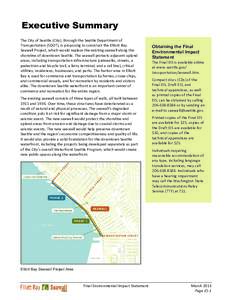 Seawalls / Alaskan Way Seawall / Environment of the United States / Central Waterfront /  Seattle / Construction / Environmental impact statement / Alaskan Way Viaduct replacement tunnel / Seattle / Elliott Bay / Alaskan Way