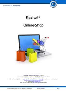 E-Commerce  Online-Shop Kapitel 4 Online-Shop