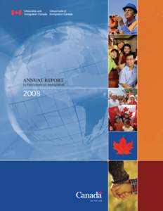 Annual Report to Parliament on Immigration 2008