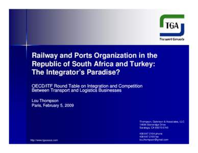 Turkish State Railways / Port / Transport / Ottoman railways / Rail transport in Turkey
