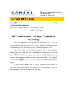 Transportation in Kansas / Salina /  Kansas / Dodge City /  Kansas / Kansas / Geography of the United States / Kansas Department of Transportation