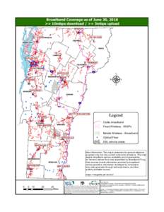 Electronics / Technology / Numbers / Broadband / National Telecommunications and Information Administration / Vermont