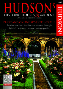 HUDSON HISTORIC HOUSES S  GARDENS