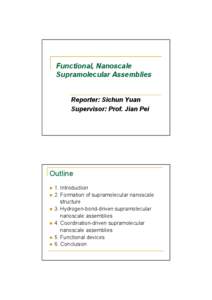 Self-organization / Nanotechnology / Chemical bonding / Supramolecular assembly / Jean-Marie Lehn / Hydrogen bond / Self-assembly / Molecular recognition / Crystal engineering / Chemistry / Supramolecular chemistry / Science