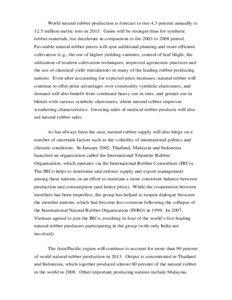 Materials science / Natural rubber / Parthenium argentatum / Hevea brasiliensis / Synthetic rubber / Latex / Rubber boom / Henry Wickham / Rubber / Chemistry / Matter