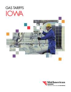 GAS Tariffs  IOWA MIDAMERICAN ENERGY COMPANY Gas Tariff No. 1