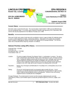 United States Environmental Protection Agency / National Priorities List / Landfills in the United States / Munisport / American Creosote Works / Environment / Pollution / Hazardous waste