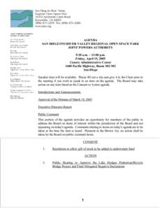 San Diego metropolitan area / San Dieguito River / San Diego / Joint Powers Authority / California Environmental Quality Act / Interstate 15 in California / Geography of California / California / Lake Hodges