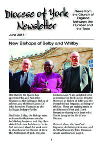 News from the Church of England between the Humber and the Tees