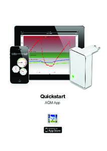 Quickstart AQM App iPhone/iPad - AQM Verbindung  Gehen Sie wie folgt vor um eine Verbindung zu ihrem AQM herzustellen: