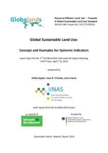 Food politics / Forestry / Environmentalism / Sustainable forest management / International Assessment of Agricultural Knowledge /  Science and Technology for Development / Sustainable land management / Sustainable agriculture / Sustainable development / Agriculture / Environment / Sustainability / Environmental social science