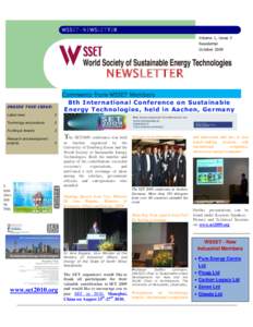 WSSET-NEWSLETTER Volume 1, Issue 3 Newsletter OctoberNEWSLETTER