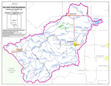 N.  RED DEER RIVER WATERSHED Upstream from Gleniffer Lake  0