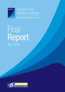 adam  Adaptation and Mitigation Strategies Supporting European Climate Policy