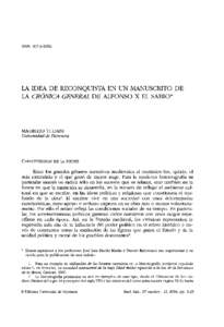 ISSN: [removed]LA IDEA DE RECONQUISTA EN UN MANUSCRITO DE