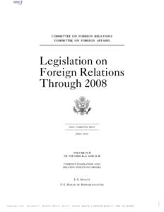 United States Senate Committee on Foreign Relations / United Nations Participation Act / Government / Foreign relations / International relations