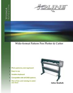 StudioA  Plotter & Cutter Wide-format Pattern Pen Plotter & Cutter