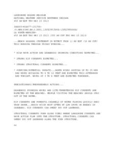 LAKESHORE HAZARD MESSAGE NATIONAL WEATHER SERVICE NORTHERN INDIANA 453 AM EDT THU MAY[removed]INZ003-MIZ077[removed]O.NEW.KIWX.BH.S.0001.130523T1500Z-130525T0000Z/ LA PORTE-BERRIEN453 AM EDT THU MAY[removed]AM CDT TH