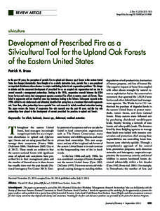 J. For[removed]):525–533 http://dx.doi.org[removed]jof[removed]REVIEW ARTICLE  silviculture