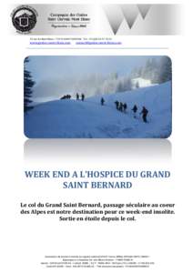 43 rue du Mont-Blanc –74170 SAINT-GERVAIS -Tel +55  www.guides-mont-blanc.com 