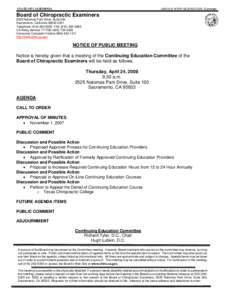 Sacramento metropolitan area / Meetings / Parliamentary procedure / Alternative medicine / Natomas /  Sacramento /  California / Natoma / Veterinary chiropractic / Agenda / Minutes / Chiropractic / Medicine / Health