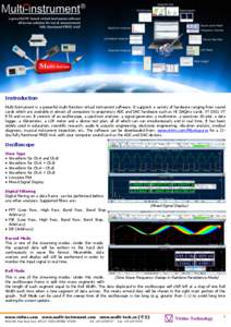 Multi-Instrument  Turn a PC into Multiple Virtual Instruments! Instroduction Multi-Instrument is a powerful multi-function virtual instrument software. It supports a variety of hardware ranging from sound