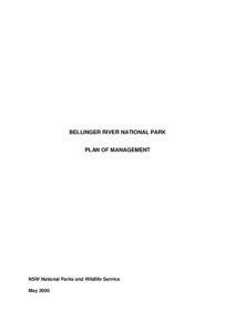 Bellinger River National Park plan of management (PDF - 69KB)