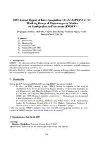 Geomagnetism / Earth sciences / Stratovolcanoes / Earthquake prediction / Seismo-electromagnetics / Taal Volcano / Philippine Institute of Volcanology and Seismology / Volcano / Geophysics / Geology / Volcanology / Prediction